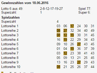 6aus 49 18.Juni